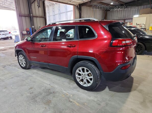 1C4PJLCB0HD233052 2017 JEEP CHEROKEE Бордовый Задняя левая четверть