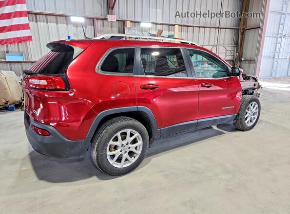1C4PJLCB0HD233052 2017 JEEP CHEROKEE Бордовый Задняя правая четверть