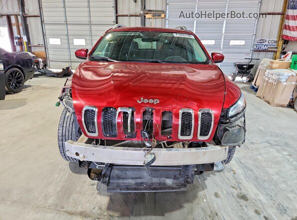 1C4PJLCB0HD233052 2017 JEEP CHEROKEE Бордовый Вид спереди