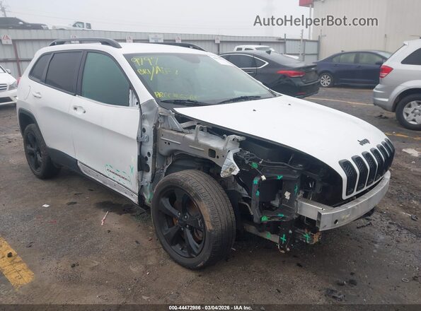 1C4PJLCB0JD539982 2018 JEEP CHEROKEE Белый Передняя правая четверть