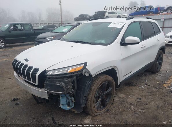 1C4PJLCB0JD539982 2018 JEEP CHEROKEE Белый Передняя левая четверть