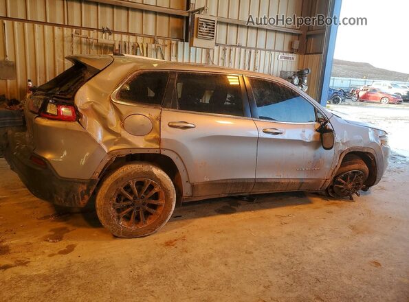 1C4PJLCB0KD344613 2019 JEEP CHEROKEE Серебряный Задняя правая четверть