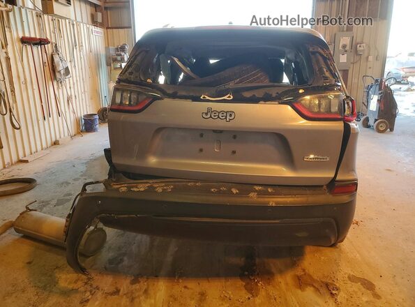 1C4PJLCB0KD344613 2019 JEEP CHEROKEE Серебряный Вид сзади