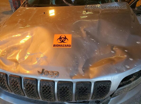 1C4PJLCB0KD344613 2019 JEEP CHEROKEE Серебряный Вид подкапотного пространства