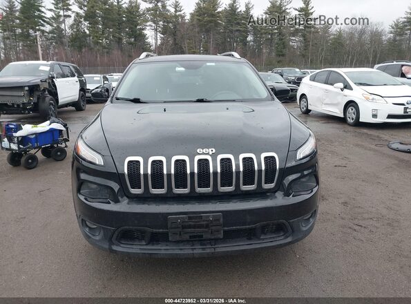1C4PJLCB1JD519210 2018 JEEP CHEROKEE Черный Вид щитка приборов