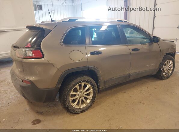 1C4PJLCB1KD396056 2019 JEEP CHEROKEE Коричневый Задняя правая четверть