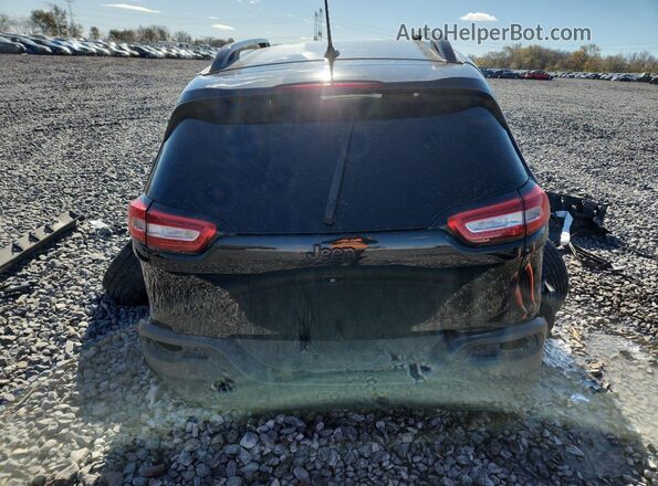 1C4PJLCB4JD552136 2018 JEEP CHEROKEE Black Rear view