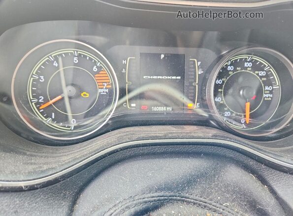 1C4PJLCB4KD149873 2019 JEEP CHEROKEE Burgundy Սարքավորումների վահանակի տեսք