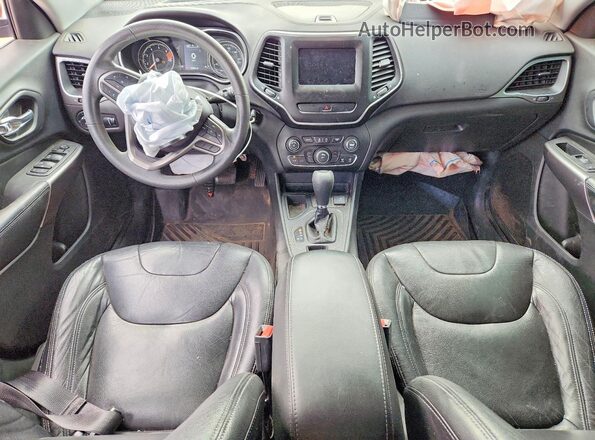 1C4PJLCB4KD149873 2019 JEEP CHEROKEE Burgundy Առջևի վահանակի տեսք