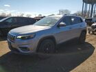 2019 Jeep Cherokee Latitude Silver vin: 1C4PJLCB6KD222449