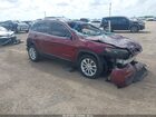 2019 Jeep Cherokee Latitude Fwd Red vin: 1C4PJLCB6KD416348