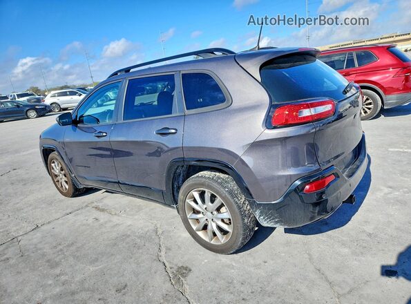 1C4PJLCB7JD587866 2018 JEEP CHEROKEE Серый Задняя левая четверть