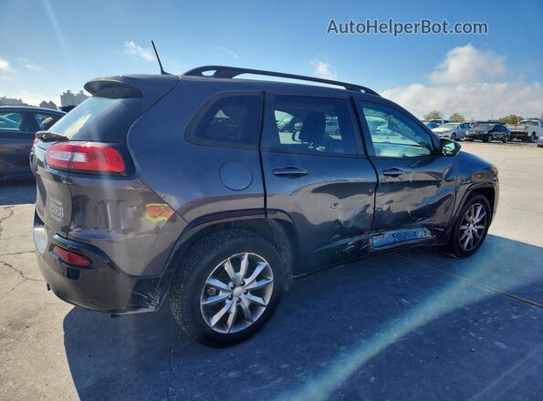 1C4PJLCB7JD587866 2018 JEEP CHEROKEE Серый Задняя правая четверть