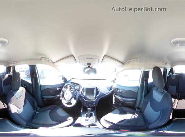1C4PJLCB7JD587866 2018 JEEP CHEROKEE Серый Панорамный вид салона 360°