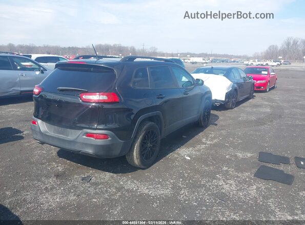 1C4PJLCB8JD596592 2018 JEEP CHEROKEE Черный Задняя правая четверть