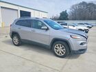 2018 Jeep Cherokee Latitude Серебряный vin: 1C4PJLCB9JD590493