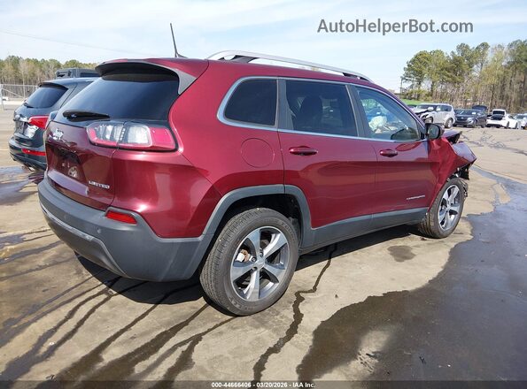 1C4PJLDB2KD488372 2019 JEEP CHEROKEE Red Trasero derecho