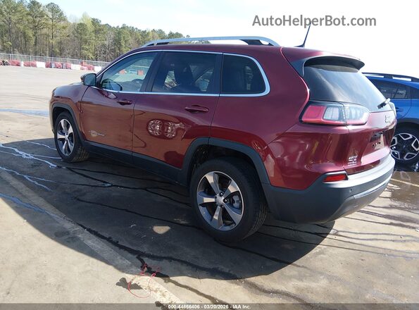 1C4PJLDB2KD488372 2019 JEEP CHEROKEE Red Trasero izquierdo