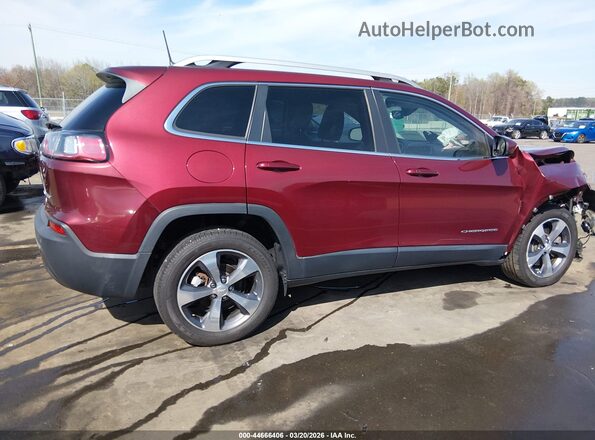 1C4PJLDB2KD488372 2019 JEEP CHEROKEE Red Vista interior trasera