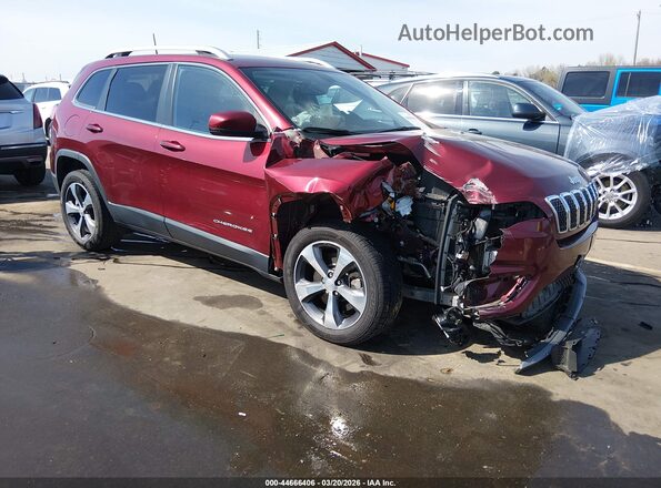 1C4PJLDB2KD488372 2019 JEEP CHEROKEE Red Delantero derecho