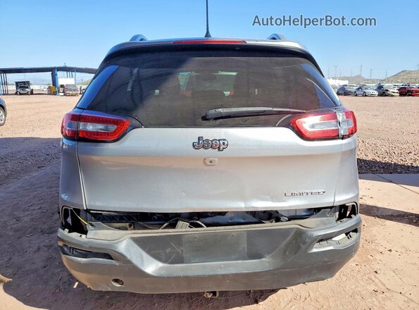 1C4PJLDB4GW239356 2016 JEEP CHEROKEE Серебряный Вид сзади