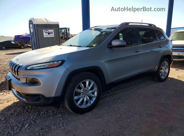 1C4PJLDB4GW239356 2016 JEEP CHEROKEE Серебряный Передняя левая четверть