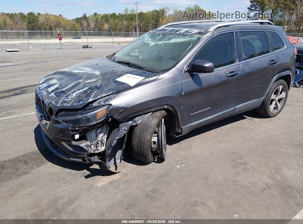 1C4PJLDB8KD185239 2019 JEEP CHEROKEE Серый Передняя левая четверть