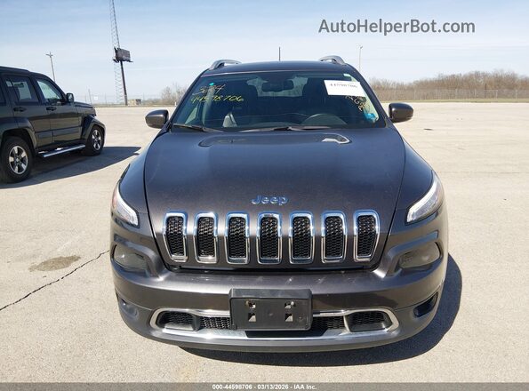 1C4PJLDS8HD236411 2017 JEEP CHEROKEE Черный Вид щитка приборов