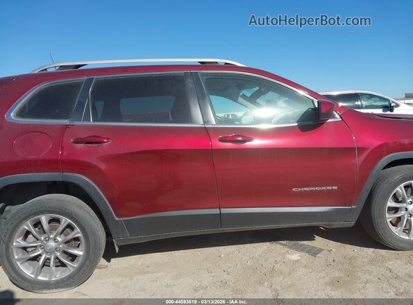 1C4PJLLB1KD205705 2019 JEEP CHEROKEE Red Vista interior trasera