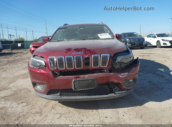 1C4PJLLB1KD205705 2019 JEEP CHEROKEE Red Vista del cuadro de instrumentos