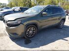 2019 Jeep Cherokee Latitude Plus Fwd Зеленый vin: 1C4PJLLB2KD144140