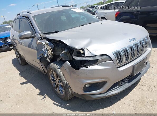 1C4PJLLB2KD165036 2019 JEEP CHEROKEE Серебряный Передняя правая четверть