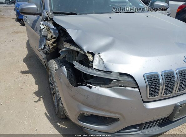 1C4PJLLB2KD165036 2019 JEEP CHEROKEE Серебряный Вид спереди