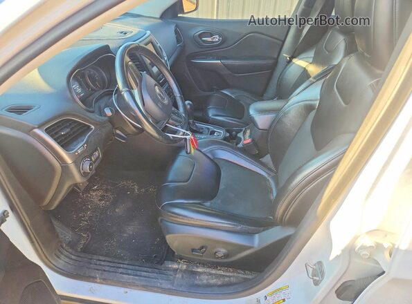 1C4PJLLB2KD324363 2019 JEEP CHEROKEE White Widok wnętrza z przodu