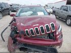 2018 Jeep Cherokee Latitude Plus Fwd Бордовый vin: 1C4PJLLB6JD605032