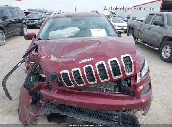 1C4PJLLB6JD605032 2018 JEEP CHEROKEE Бордовый Вид спереди