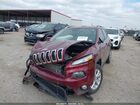 2018 Jeep Cherokee Latitude Plus Fwd Бордовый vin: 1C4PJLLB6JD605032