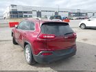 2018 Jeep Cherokee Latitude Plus Fwd Бордовый vin: 1C4PJLLB6JD605032