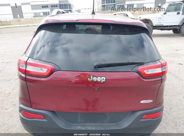 1C4PJLLB6JD605032 2018 JEEP CHEROKEE Бордовый 