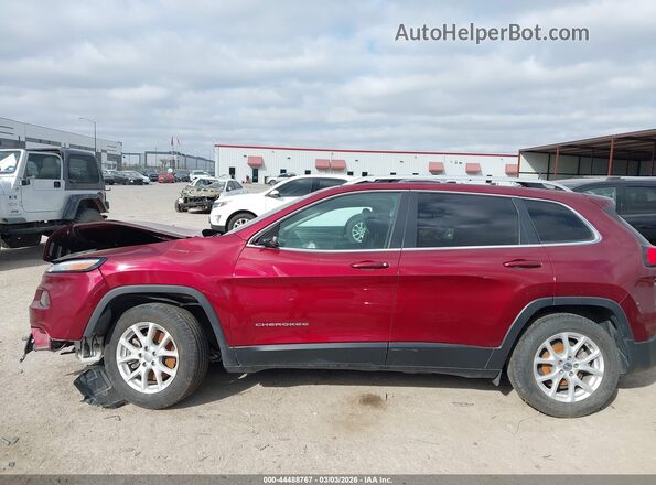 1C4PJLLB6JD605032 2018 JEEP CHEROKEE Бордовый Панорамный вид салона 360°