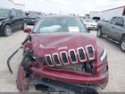 2018 Jeep Cherokee Latitude Plus Fwd Бордовый vin: 1C4PJLLB6JD605032