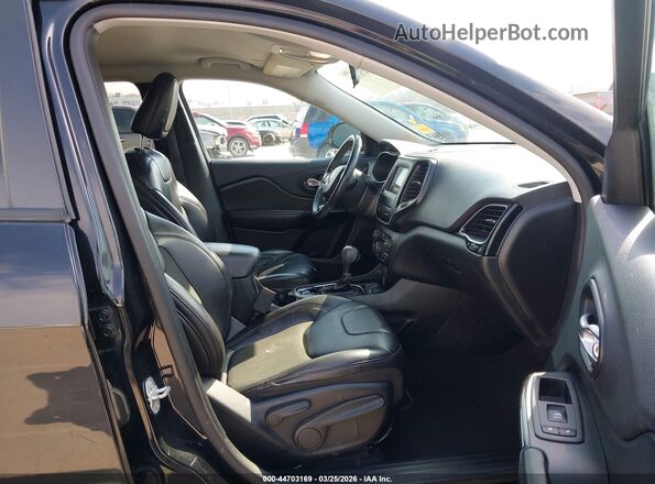 1C4PJLLB8KD416433 2019 JEEP CHEROKEE Black Вид салону спереду