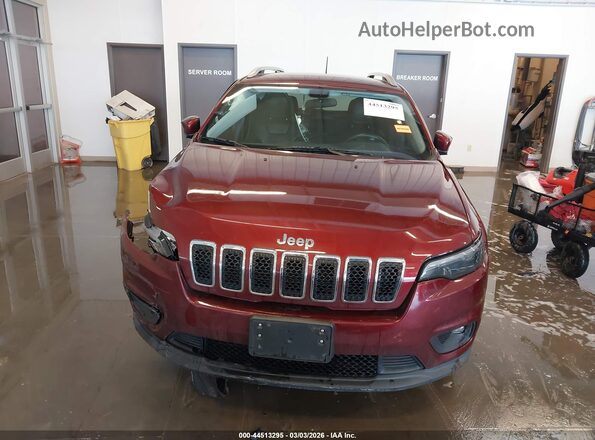 1C4PJLLB8LD654039 2020 JEEP CHEROKEE Red Instrument cluster view