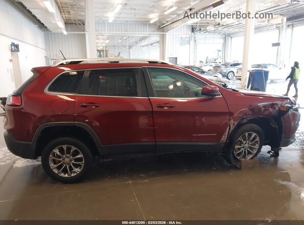 1C4PJLLB8LD654039 2020 JEEP CHEROKEE Red Rear interior view