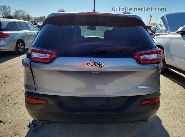 1C4PJLLB9JD512117 2018 JEEP CHEROKEE Серебряный Вид сзади