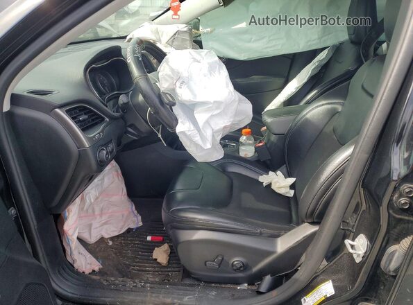 1C4PJLLX7KD110965 2019 JEEP CHEROKEE Black Widok wnętrza z przodu