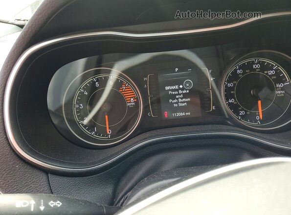 1C4PJLLX7KD110965 2019 JEEP CHEROKEE Black Widok zestawu wskaźników