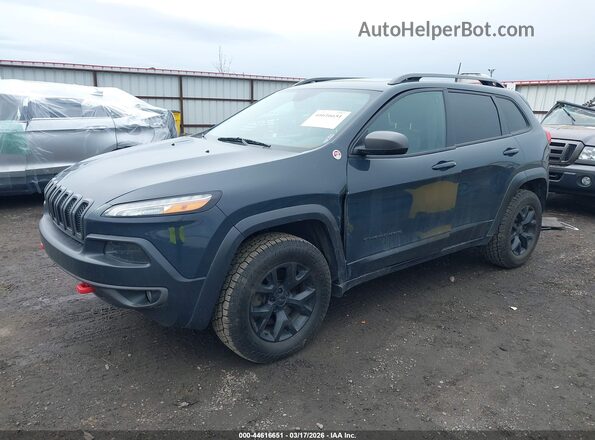 1C4PJMBS7GW224634 2016 JEEP CHEROKEE Gray Vista tres cuartos delantera izquierda