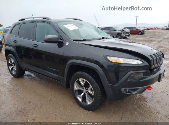 1C4PJMBS8GW361209 2016 JEEP CHEROKEE Черный Передняя правая четверть
