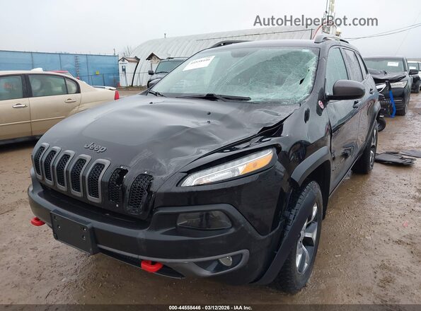 1C4PJMBS8GW361209 2016 JEEP CHEROKEE Черный Вид спереди